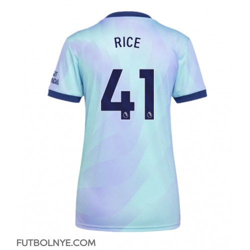 Camiseta Arsenal Declan Rice #41 Tercera Equipación para mujer 2024-25 manga corta